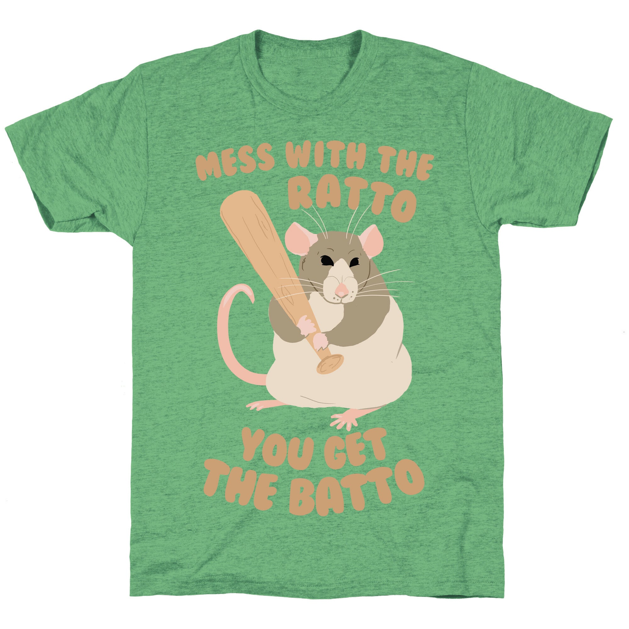 Mess With The Ratto, You Get The Batto Unisex Triblend Tee